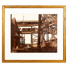 American Etching of Railroad
