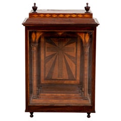 English Hepplewhite Specimen Wood Reliquary Case Circa 1790
