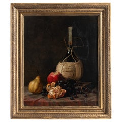 Late 19th Century Fruit Still Life Oil Painting by Van Arendonk
