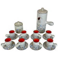 Vintage Vallauris Hot Chocolate Set by Alain Maunier 1960s