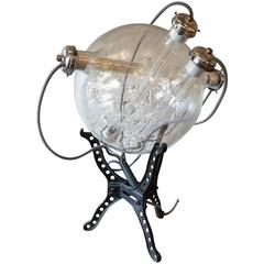 Large Curious Custom Industrial Laboratory Table Lamp