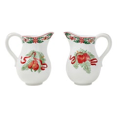 Vintage Tiffany & Co. Holiday Pitchers, pair