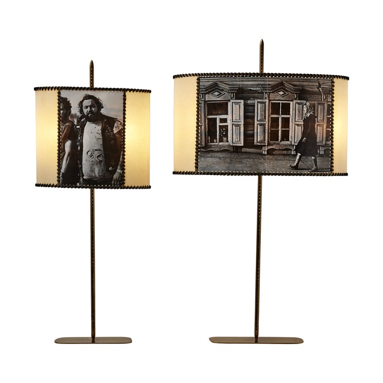 Unique Table Lamps by Diego M For Sale