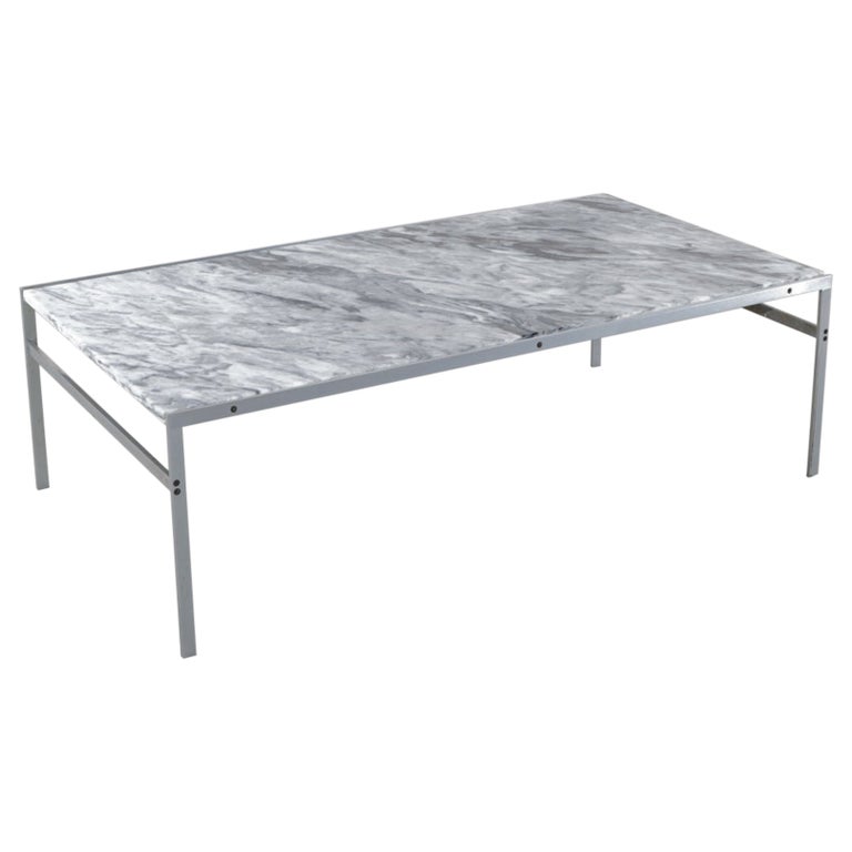 Preben Fabricius Jorgen Kastholm Large Marble Coffee Table Bo-Ex For Sale