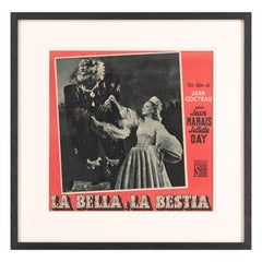 Vintage La Belle Et La Bete or Beauty and the Beast