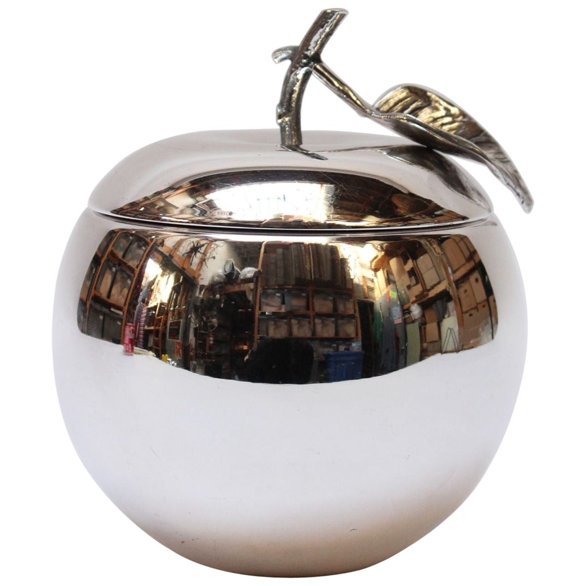 1970's Silver Snail Ice Bucket/Table Centerpiece Signed Teghini at 1stDibs