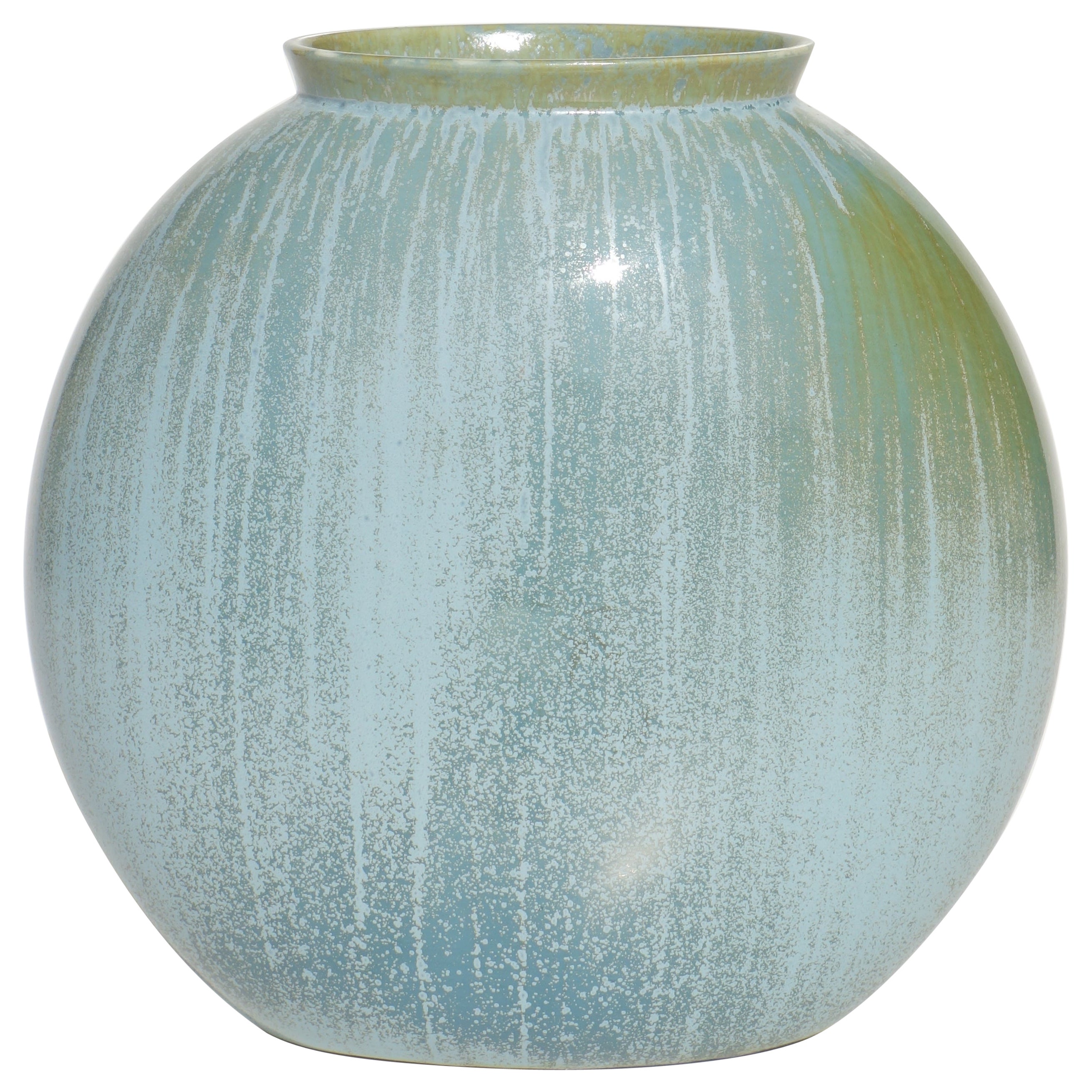 1940s Guido Andlovitz Lavenia SCI Laveno Italian Pottery Art Deco Ceramic Vase
