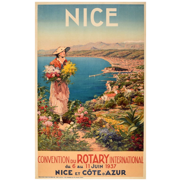 Affiche vintage La French Riviera - acheter Affiche vintage La