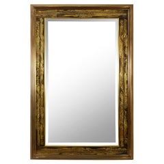 Bernhard Rohne Mastercraft Vintage Etched Brass Mirror