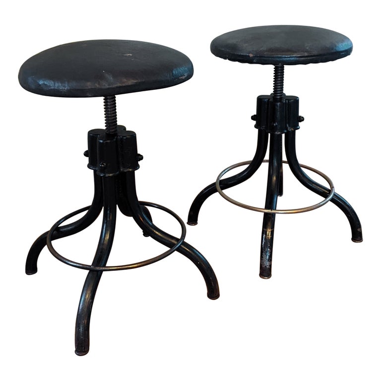 Industrial Swivel Stools For Sale at 1stDibs