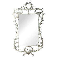 Vintage Monumental Silver Overlay Mirror