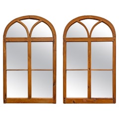 Pair of 19th Century Québécois Mirrors