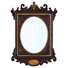Late 19th Century American Sheraton Revival Walnut Mirror