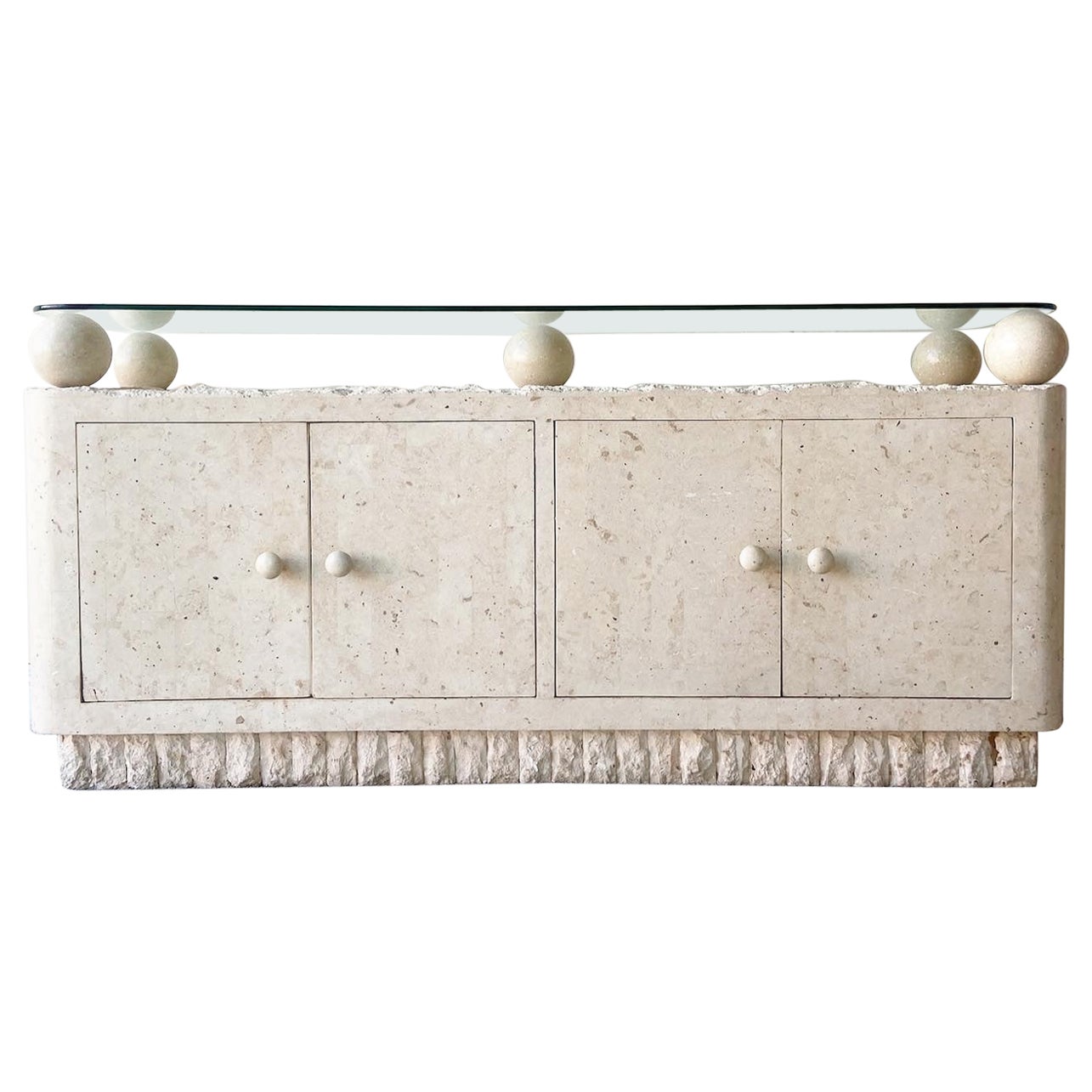Tessellated Stone Credenza at 1stDibs
