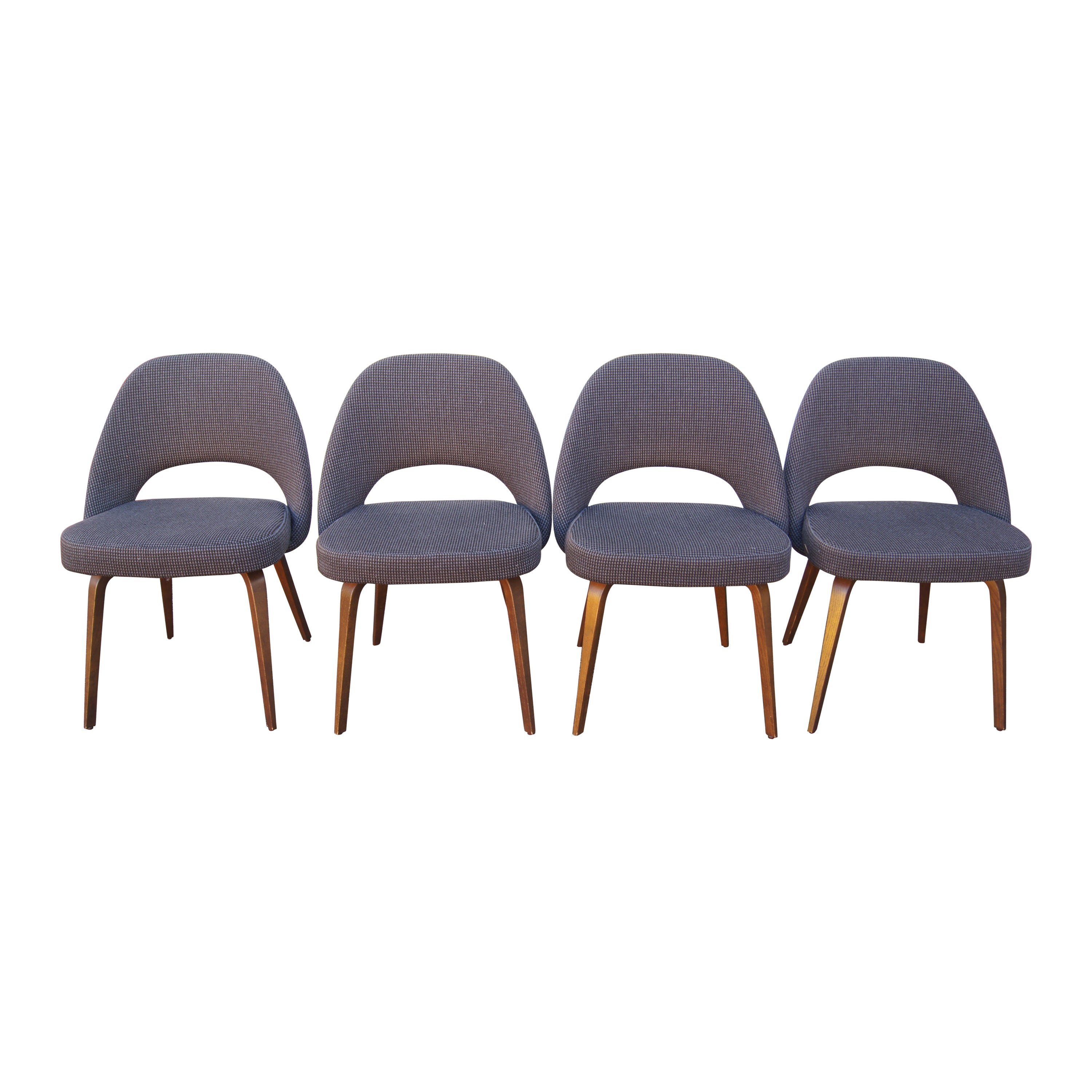 Set of Four Executive Side Chairs by Eero Saarinen for Knoll