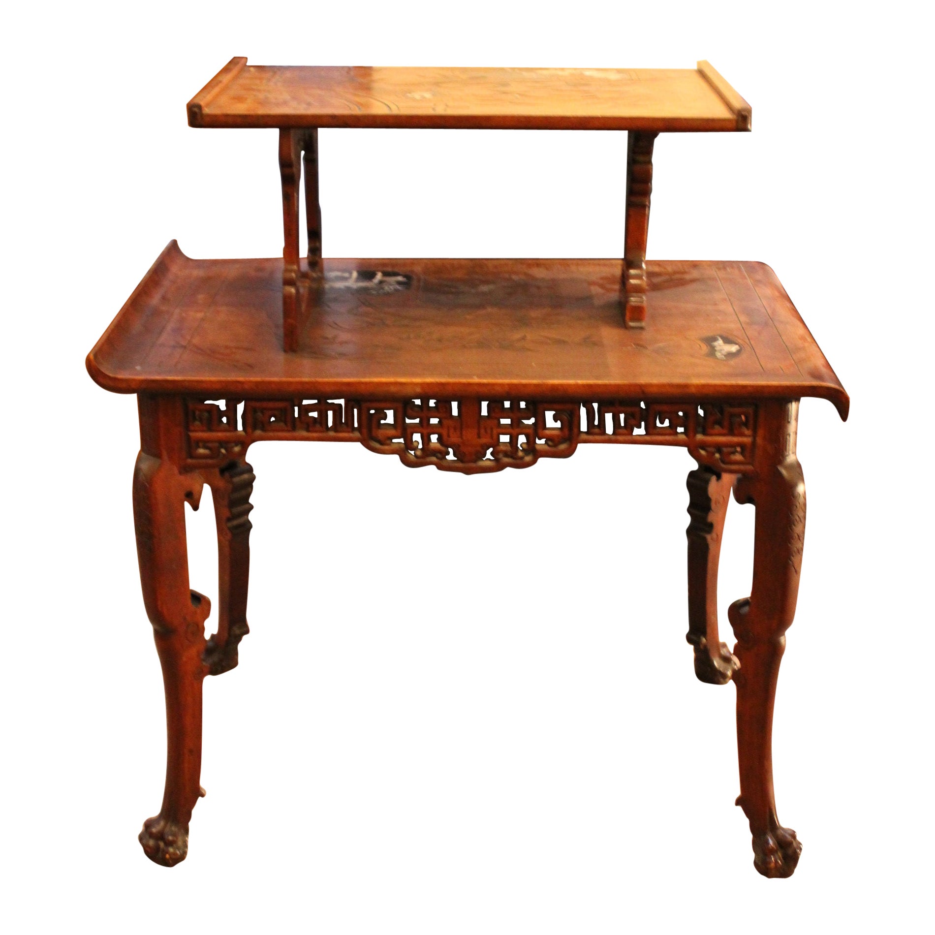 Tea Table by Gabriel Viardot, France, 19th Century For Sale