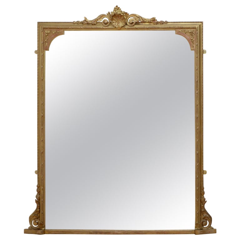 English Victorian Wall Mirror For Sale at 1stDibs