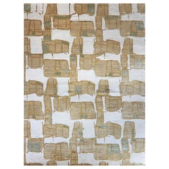 Eskayel, Quotidiana, Sage Rug, Matka Silk/ New Zealand Wool Cross Weave