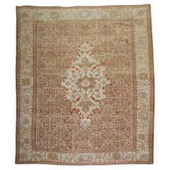 Oversize Square Vintage Persian Mahal Sultanabad Rug