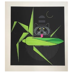 Charley Harper Serigraph Series, No. 45 on Paper, "Cornprone"