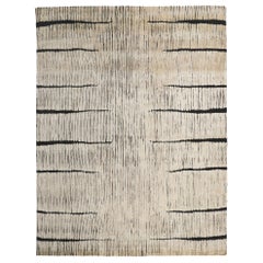 New Contemporary Abstract High-Low Textured Rug