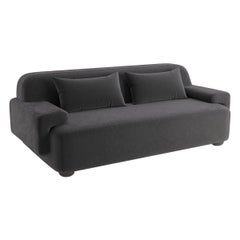 Popus Editions Lena 2.5 Seater Sofa in Dark Brown Como Velvet Upholstery
