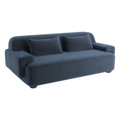 Canapé Popus Editions Lena 2,5 Seater en tissu de velours bleu de Côme