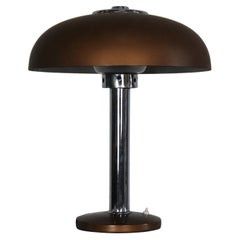 Gio Ponti 546 Table Lamp in Aluminum and Opaline Glass by Ugo Pollice 1940s