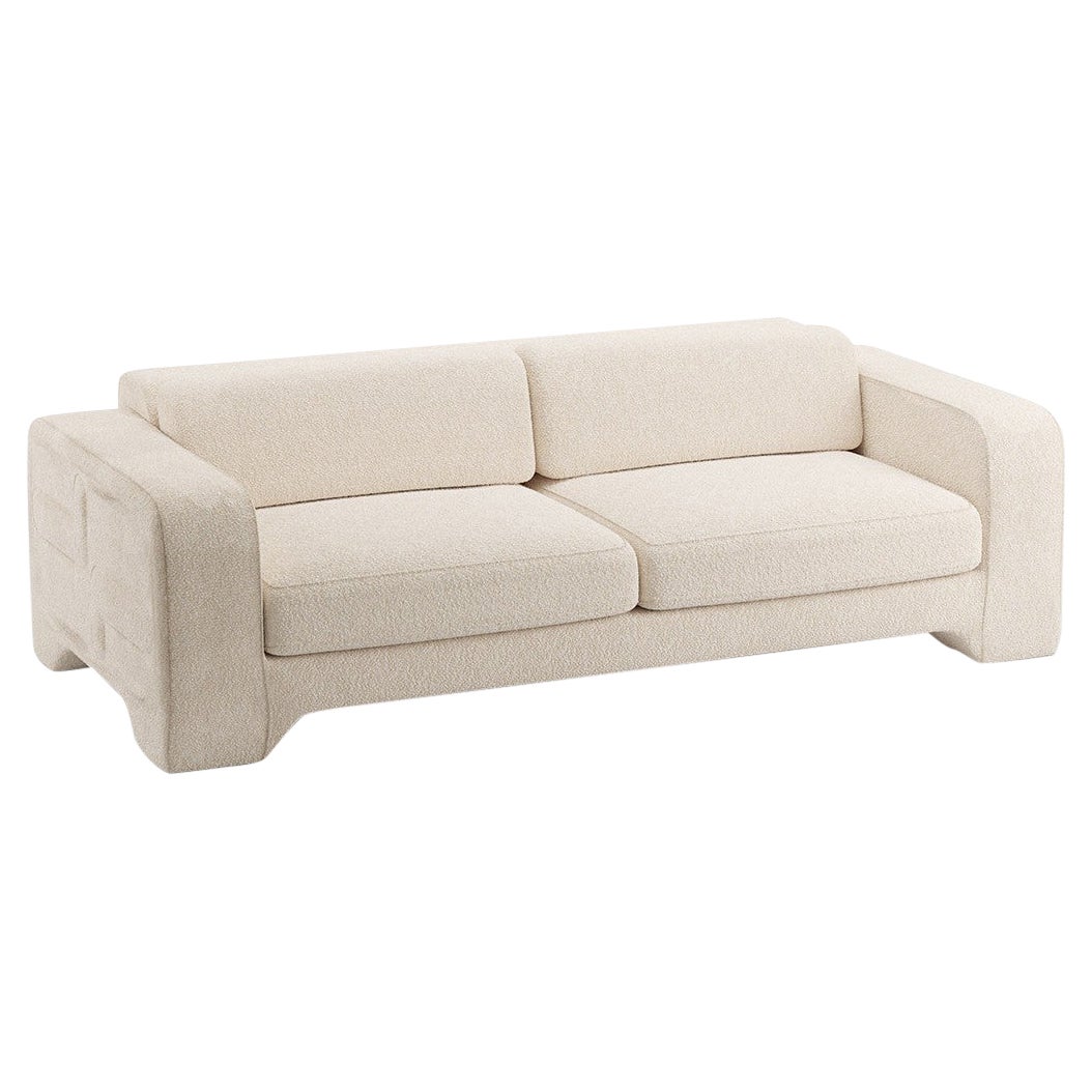 Popus Editions Giovanna 3 Seater Sofa in Natural Athena Loop Yarn Upholstery