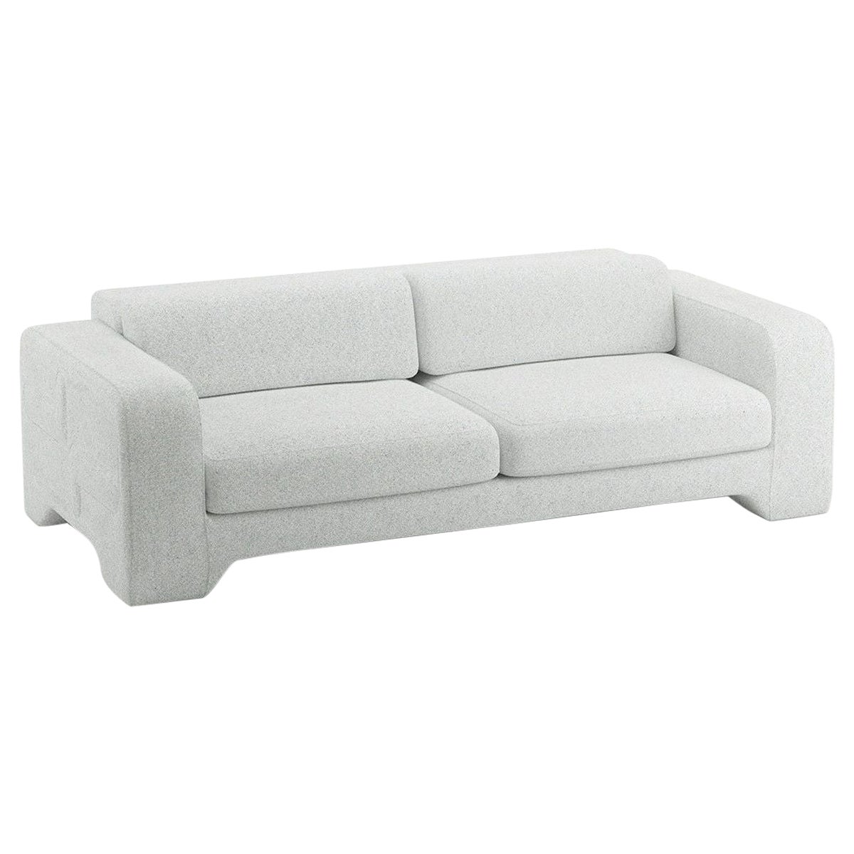 Popus Editions Giovanna 3 Seater Sofa in Cloud Zanzi Linen Fabric For Sale