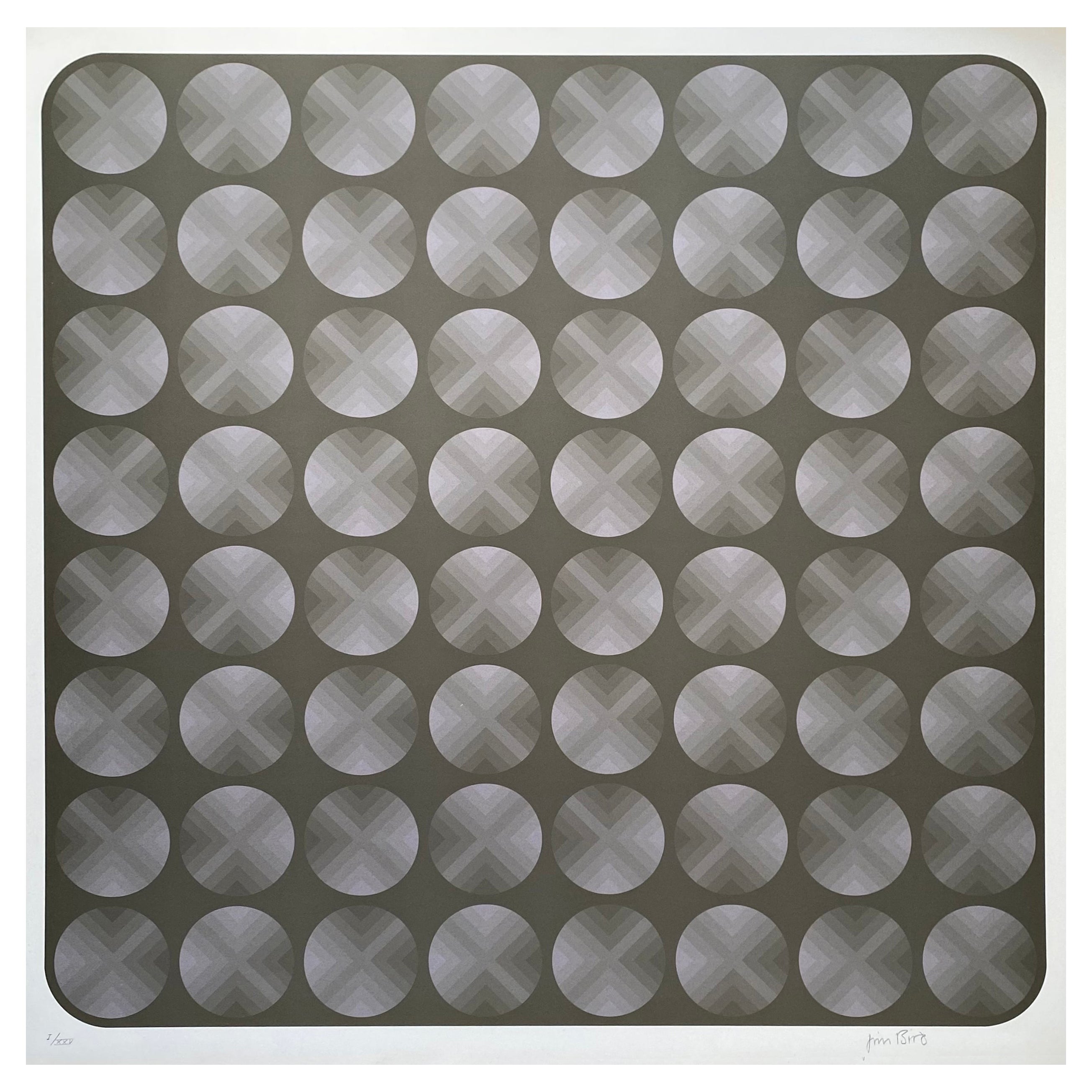 Jim Bird, Tribute to Vasarely 5, 1970