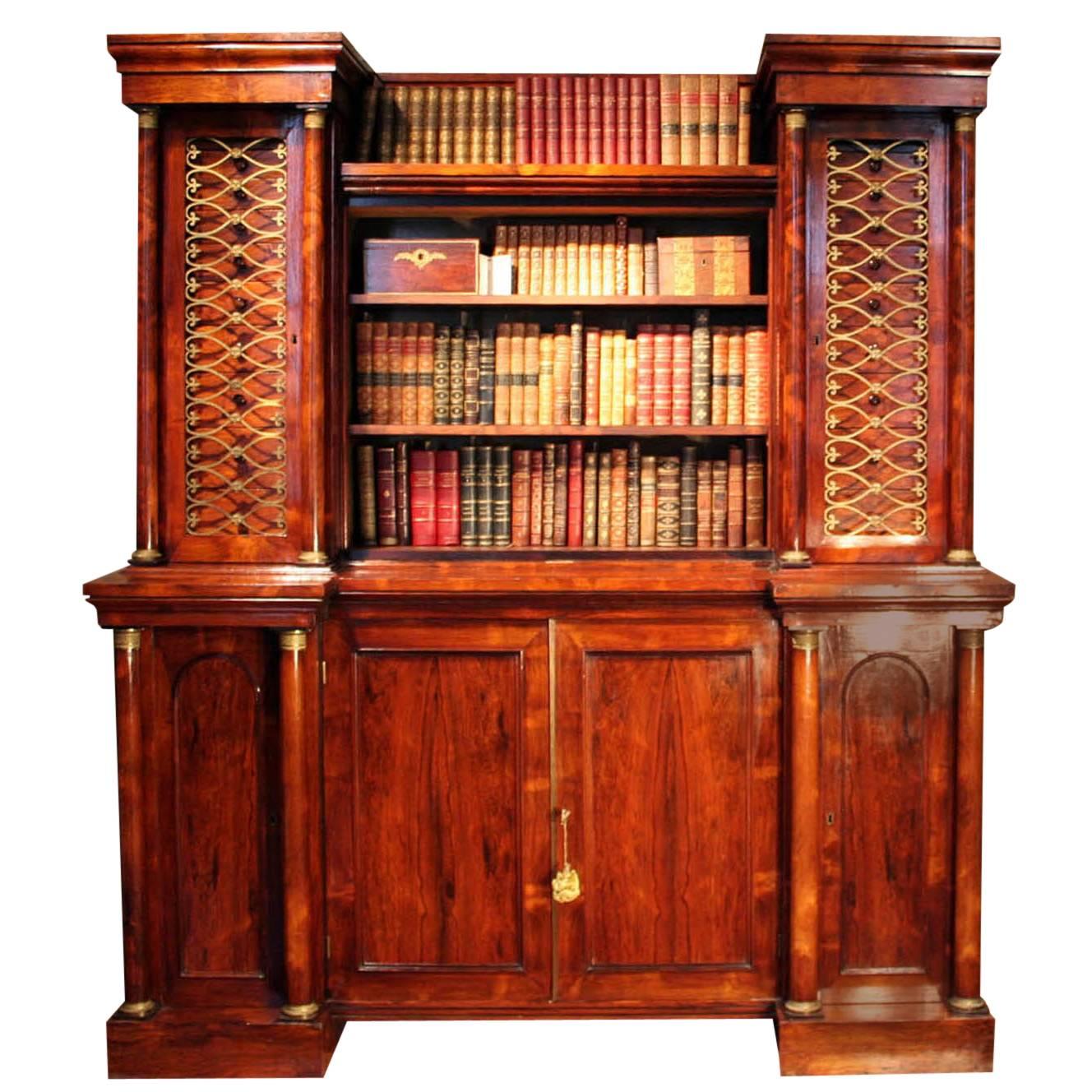 English Regency Collectors Cabinet by George Bullock For Sale