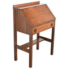 Lifetime Furniture Mission Oak Arts & Crafts Drop Front Secretary Desk