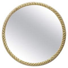 Lacquered Spiral Openwork Mirror