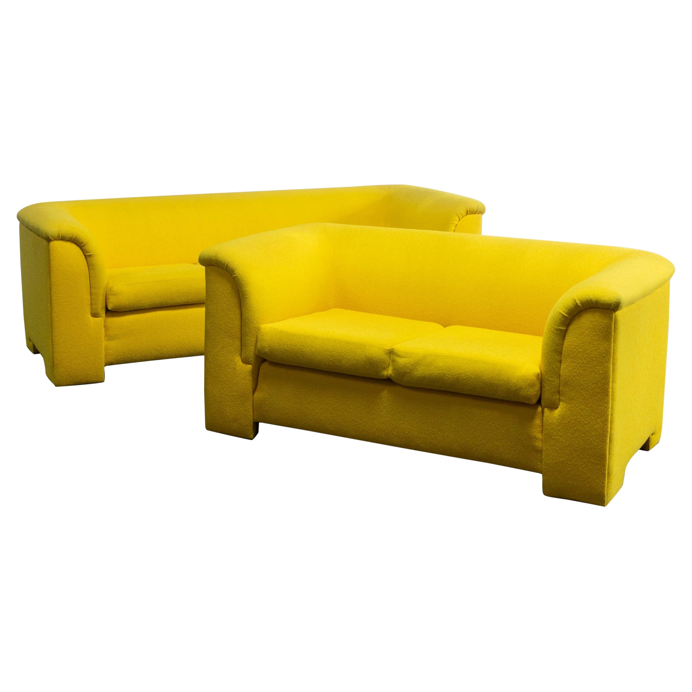 Custom Milo Baughman Style Sofa Set, 1970s