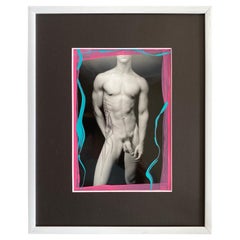 Original B&W Male Nude Fine Art Photograph by George Machado NYC, 1997