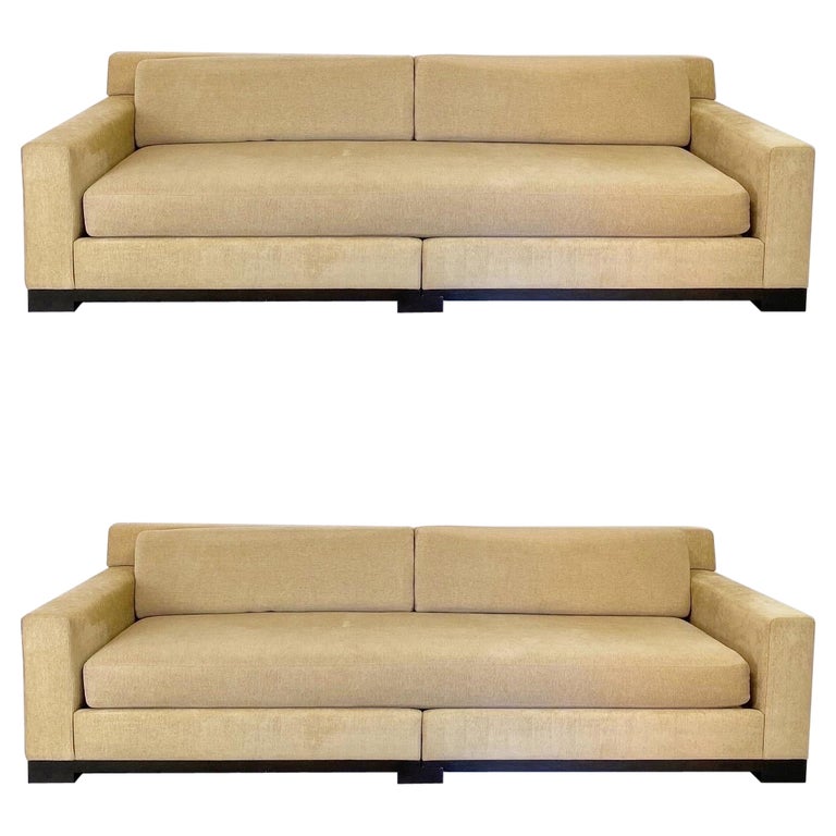 Christian Liaigre Sofa by Holly Hunt, Pair Available For Sale at 1stDibs |  holly hunt furniture