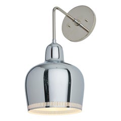 Applique murale chromée A330s d'Alvar Aalto pour Artek