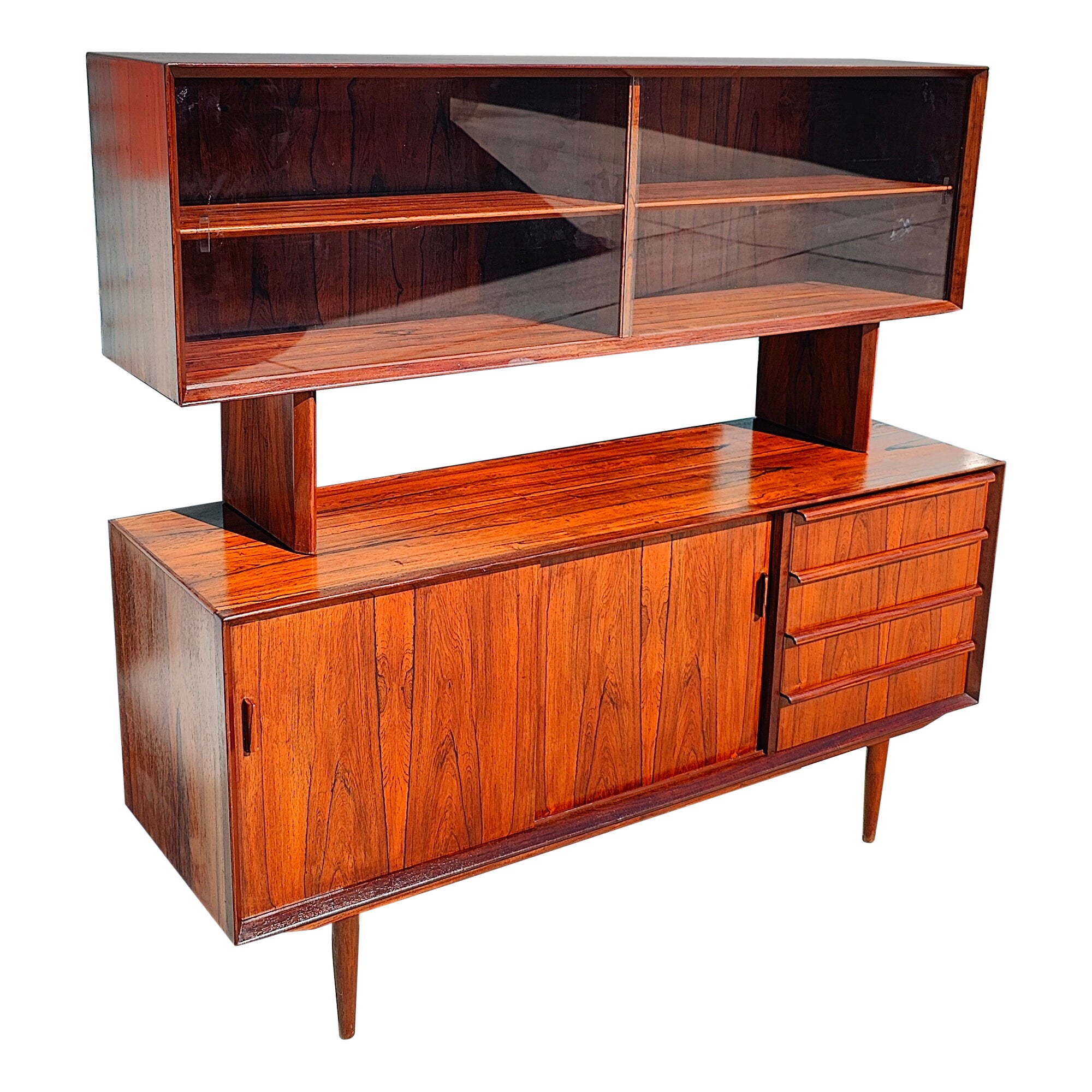 Vintage Mid-Century Rosewood Sideboard by Falster