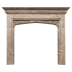 16th Century English Tudor Style Stone Mantlepiece by Ryan and Smith