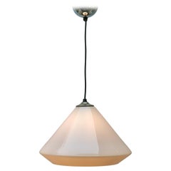 Phillips Pendant Lamp with a Opaline Shade, Netherlands