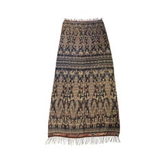Ikat Textile from Sumba Island Tribal Motifs, Indonesia