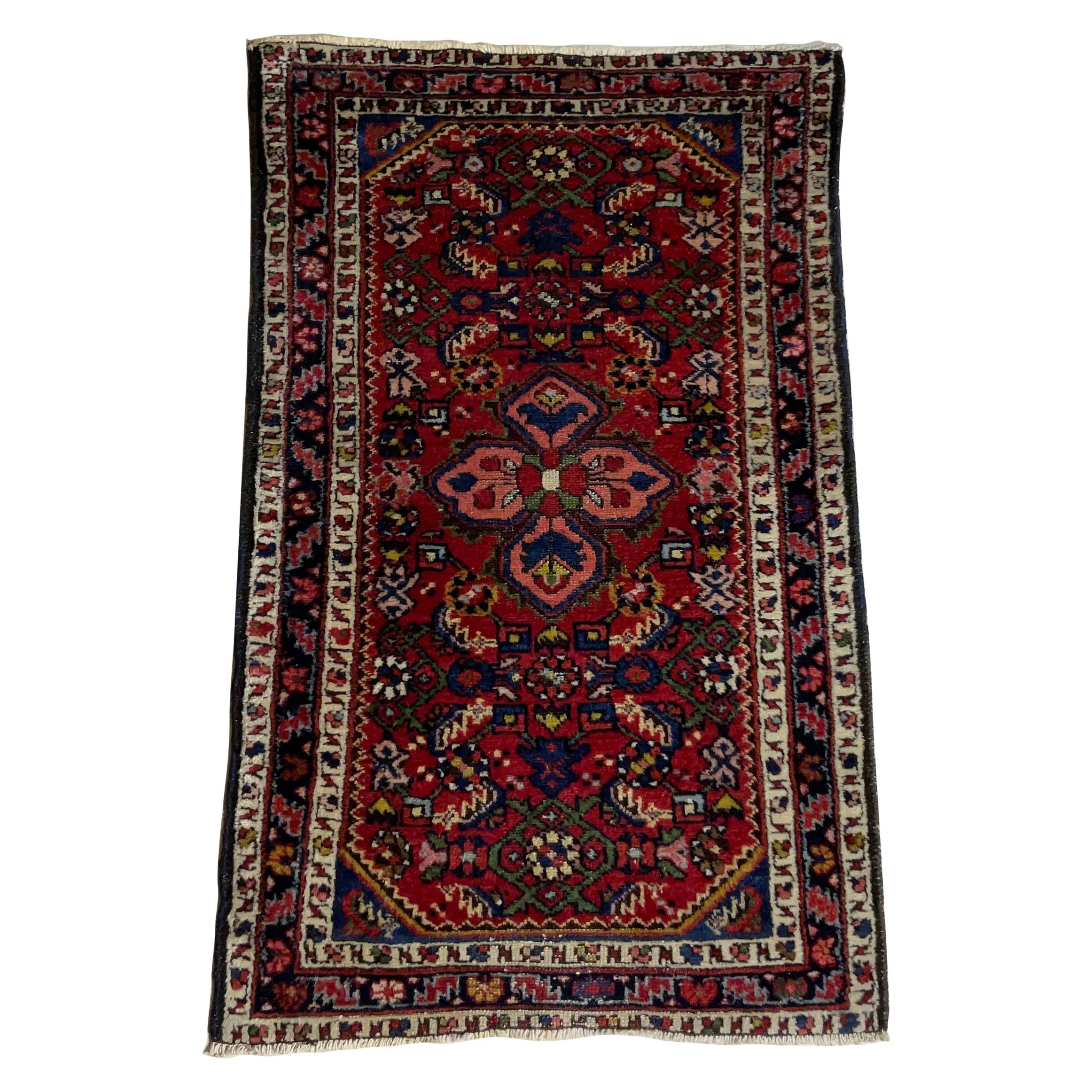 Small Handwoven Persian Rug For Sale