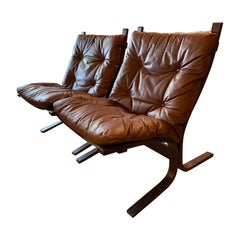 Pair of Scandinavian Modern Siesta Lounge Chairs by Ingmar Relling for Westnofa