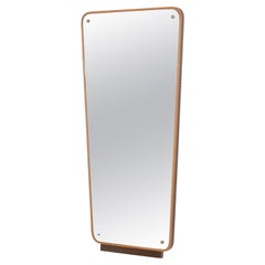 Miroir mural rectangulaire italien du 20ème siècle en acajou de Paolo Buffa