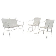 Outdoor Settee / Sofa and Pair of Chairs 'One Rocker' by John Salterini