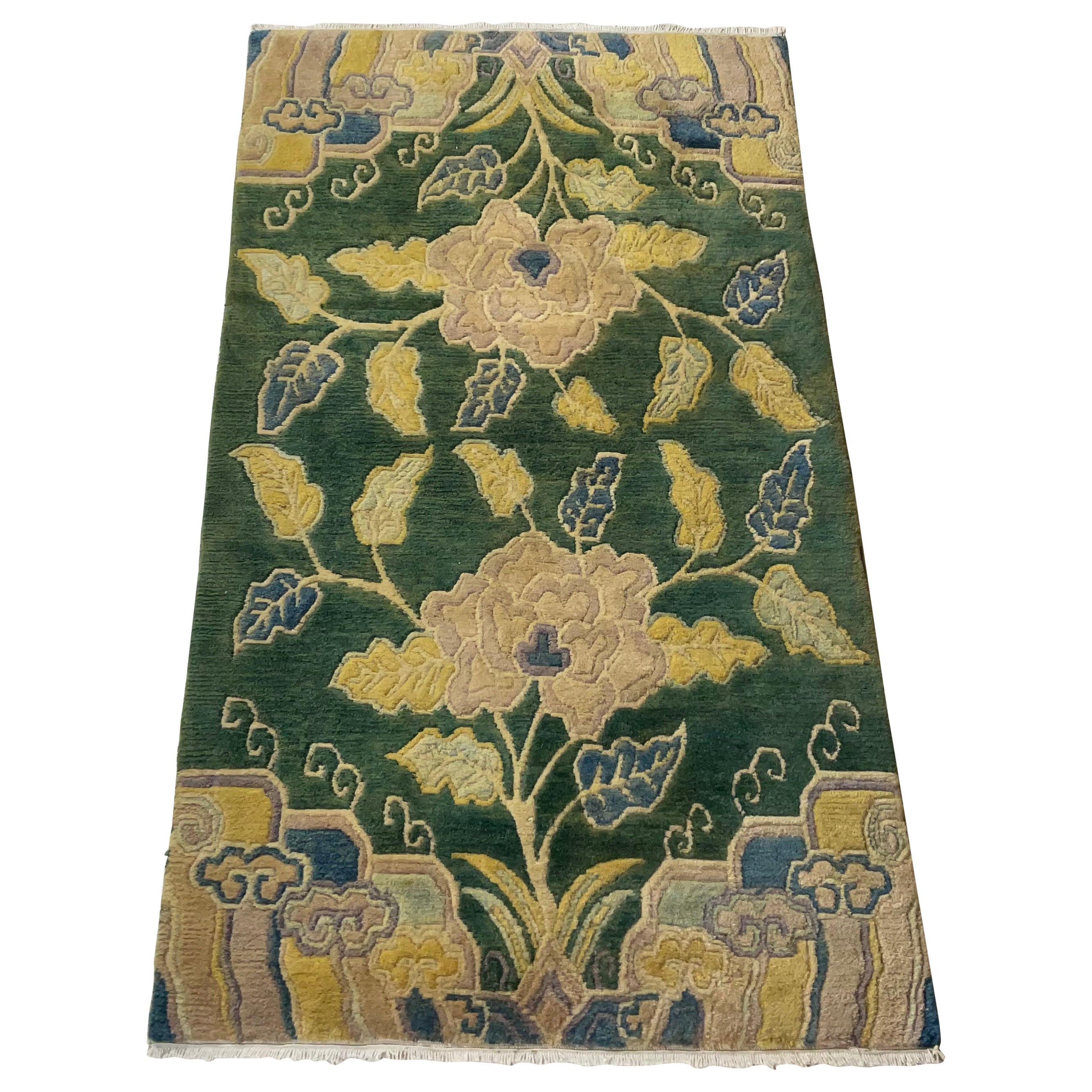 Handgewebter Nepalesischer Vintage-Teppich im Angebot