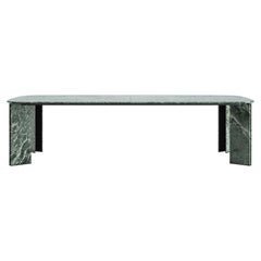 Acerbis Large Maxwell Rectangle Table in Matt Alpi Green Marble