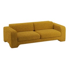 Popus Editions Giovanna 4 Seater Sofa in Amber Venice Chenille Velvet Fabric