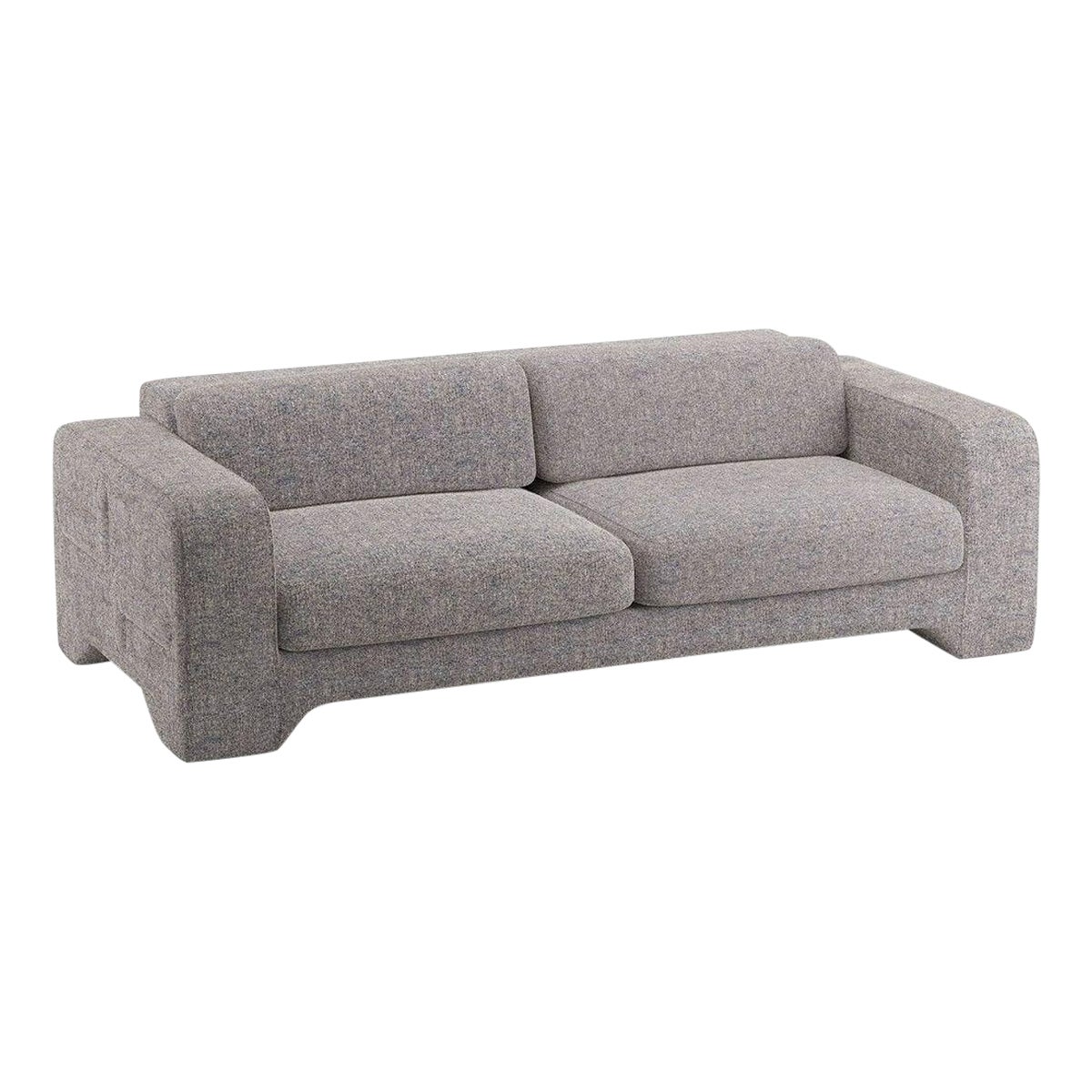 Popus Editions Giovanna 4 Seater Sofa in Marine London Linen Fabric For Sale